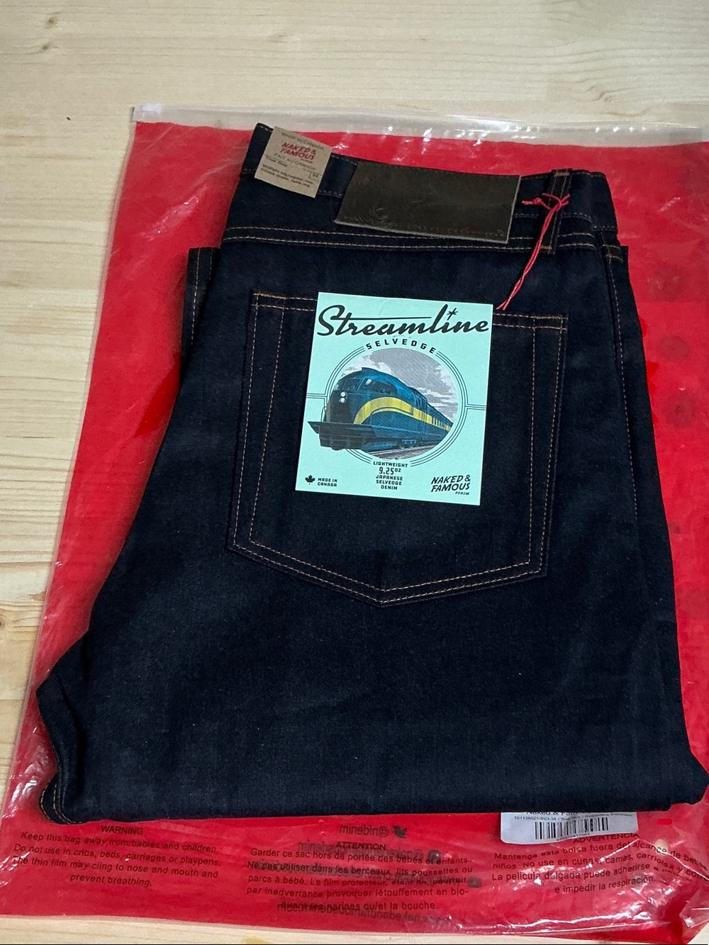 Naked & Famous-TRUE GUY-Streamline Selvedge